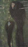 Gustav Klimt Mermaids (Whitefish) (mk20) oil on canvas